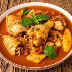 Fricassée de Poulet Italienne